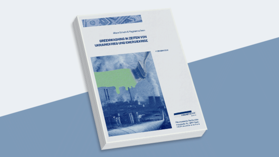 Studie: Greenwashing in Zeiten von Ukrainekrieg und Energiekrise