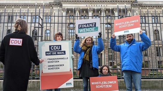 Aktion zum Hinweisgeber-Schutzgesetz